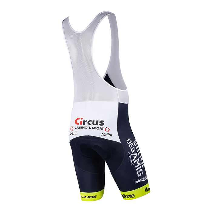 2022 Cycling Jersey Wanty-gobert Cycling Team White Bluee Short Sleeve and Bib Short